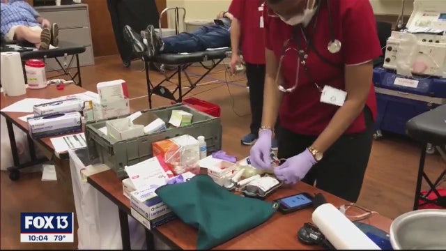 People answer the call to give, blood donations are back up