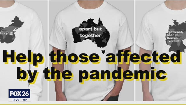 'Apart but together': College students unemployed due to coronavirus design t-shirts for charity