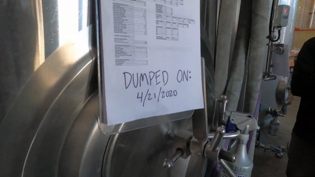 Forced to dump beer, Minnesota brewery calls on state to provide relief