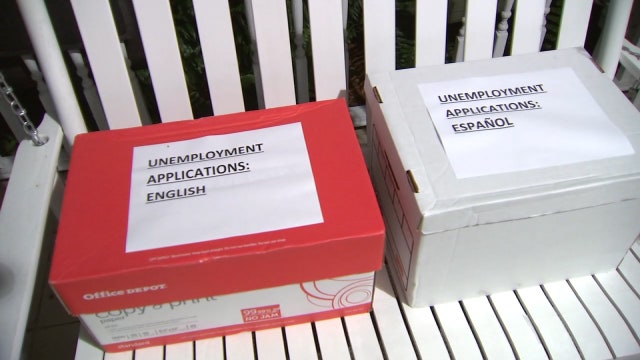 State lawmaker offering paper applications for out-of-work Floridians at Tampa campaign office