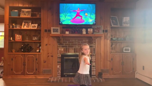 Online kid's yoga class becomes worldwide sensation amid coronaviurs pandemic