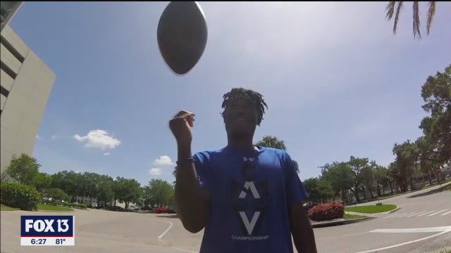 Gaither quarterback Kiael Kelly getting recruited virtually