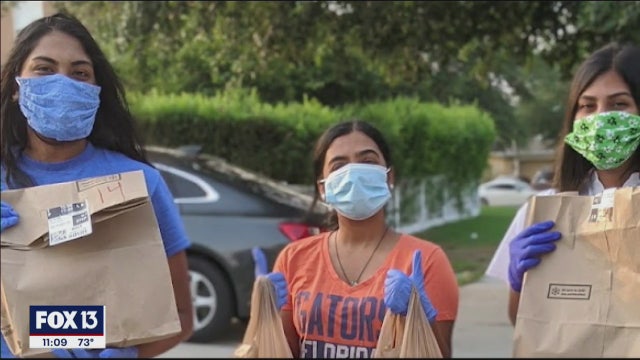 Immunocompromised, elderly can have groceries delivered free by pre-med students in Tampa