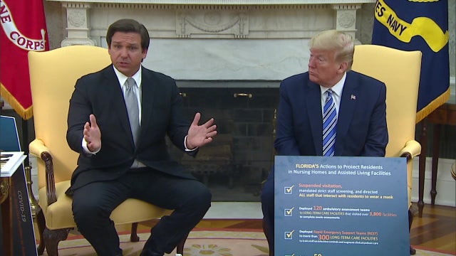 Plan to reopen Florida will be unveiled Wednesday, DeSantis tells president