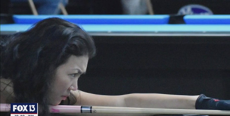 Failed spinal surgery won't stop world billiards champ Jeanette 'The Black Widow' Lee