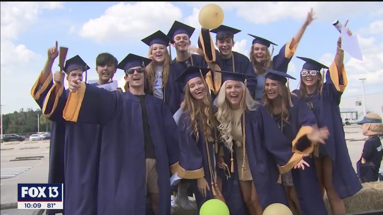 Durant High School holds parade for graduating seniors