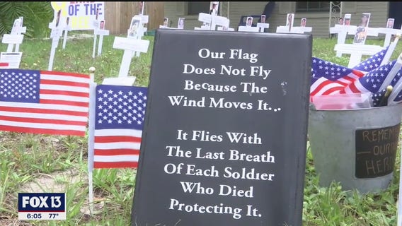 Tarpon Springs veteran memorializes service members who gave the ultimate sacrifice
