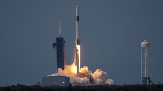 SpaceX sends Dragon, astronauts on history-making flight