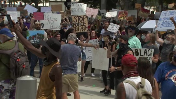 St. Petersburg rally for George Floyd draws large crowd