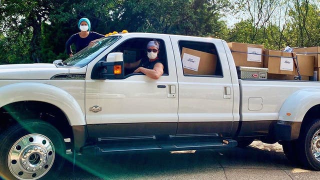 Matthew McConaughey, Camila hit the road to deliver masks to rural hospitals in Texas