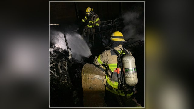 Fire ruins nearly all of Blake High School's football equipment