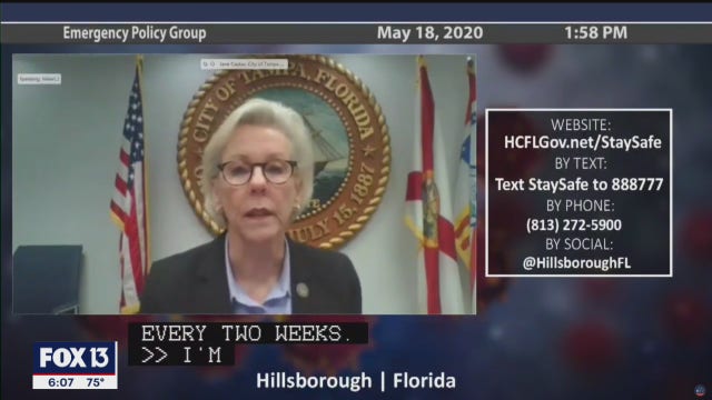 Emergency Policy Group aligns Hillsborough County reopening with state's phase one plans