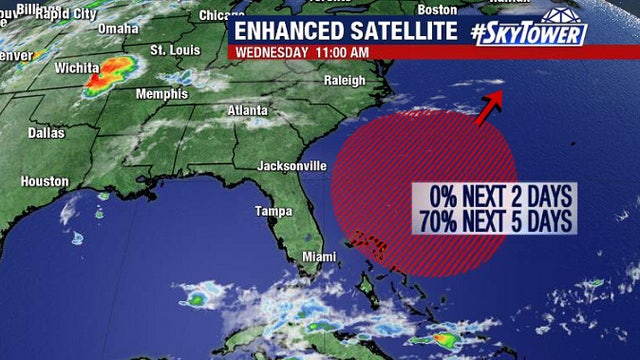 Tropical Storm Arthur may form east of Florida before heading out to sea, NHC says