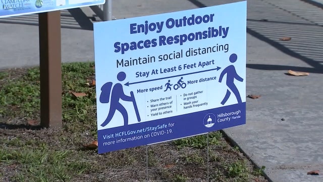 Hillsborough County opening additional parks for recreation, exercise
