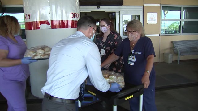 Medical office provides lunch to nurses at multiple hospitals during Nurses Week