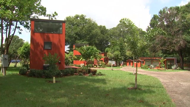 Tiny home community built in Thonotosassa