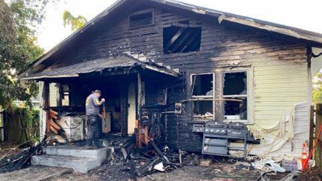 Overnight house fire displaces 4 in Clearwater