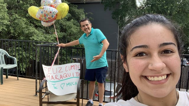 Texas dad drives more than 1,000 miles to surprise daughter with Chick-fil-A for 19th birthday