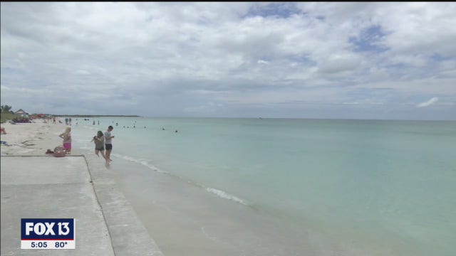 Weather dampens Memorial Day on Pinellas County beaches