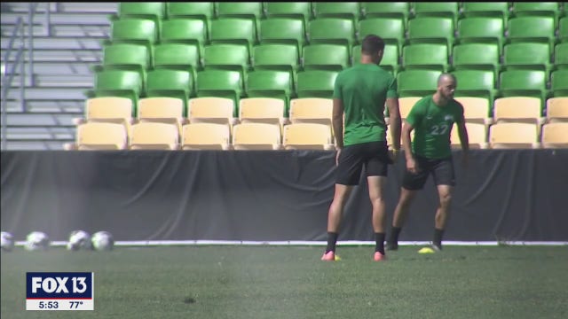 Tampa Bay Rowdies return to practice with an eye on games, safety