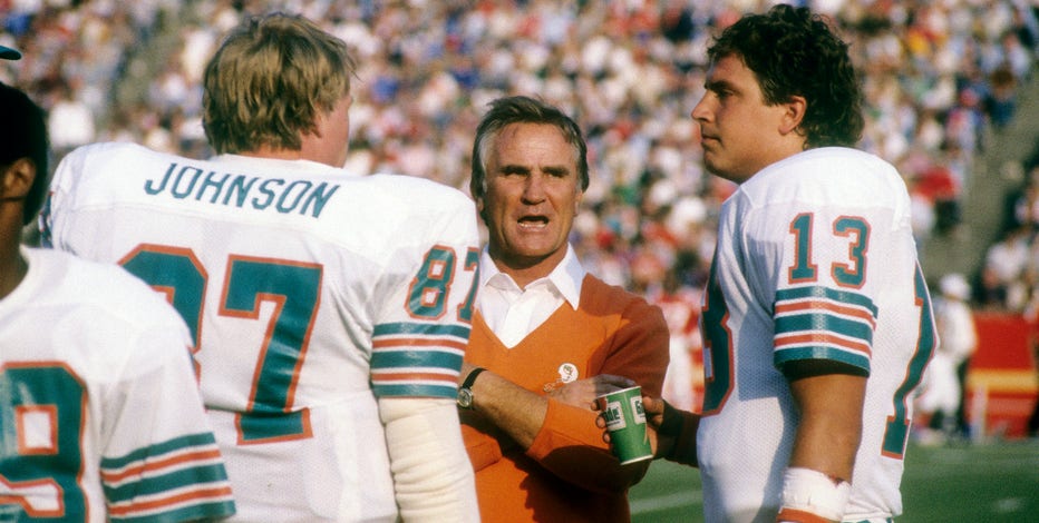 Legendary Miami Dolphins coach Don Shula dies at 90