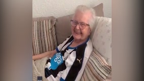 93-year-old COVID-19 survivor watches her favorite soccer team win once again