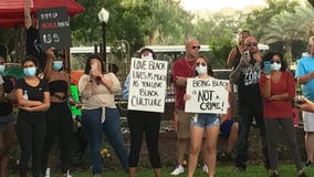 Peaceful protesters gather in Polk County; curfew in effect at 8 p.m.