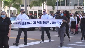 Prosecutors, public defenders, judges lead march for equal justice in Tampa