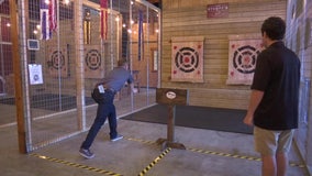 Ax-throwing: A fun, cathartic escape