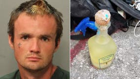 Florida man accused of carrying Molotov cocktail during violent protest