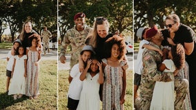 Soldier returns to Tampa in time for Father's Day, surprises kids with heartwarming photobomb