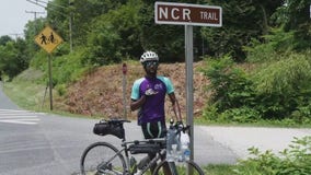 Man rides his bike for 276 miles to help people with Alzheimer's disease