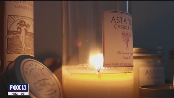 Seminole Heights candlemaker fills homes with familiar fragrances of Florida
