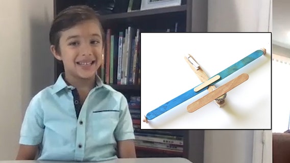 Bored during pandemic, 6-year-old boy launches craft airplane business