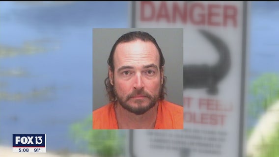 Alligator bites man's face, hand at Largo park