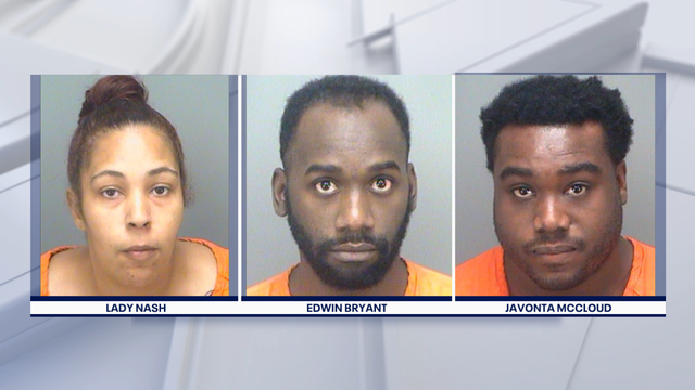 Three arrested in St. Pete after police find bricks, bottles, and gas can in SUV