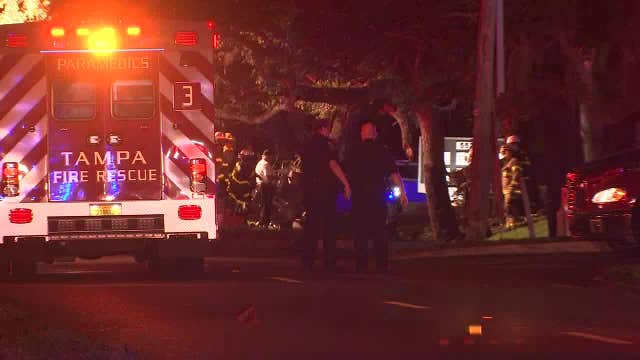 Four dead, two injured after crashing stolen car in Tampa