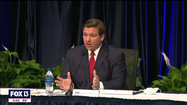 DeSantis says masks should be voluntary