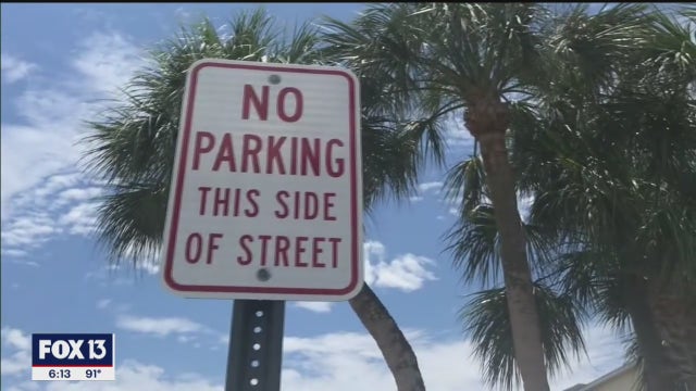 Residents protest reduction in parking on Holmes Beach