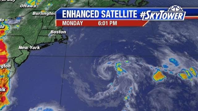 Tropical depression forms off East Coast; no threat to U.S.