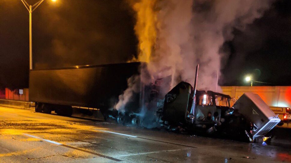 Wrong-way Driver Causes Fiery Crash Involving Semi-truck On I-275 ...