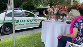 Deputies wish Polk County resident a happy 100th birthday with drive-by parade