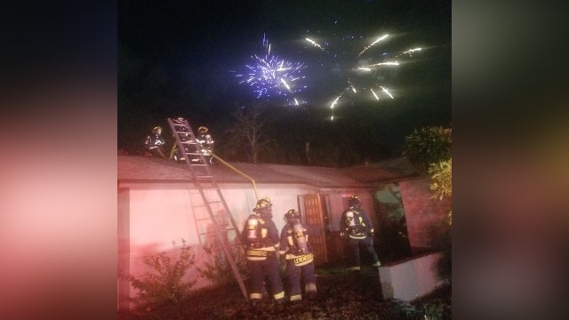 Firefighters: Fireworks cause three house fires in Clearwater