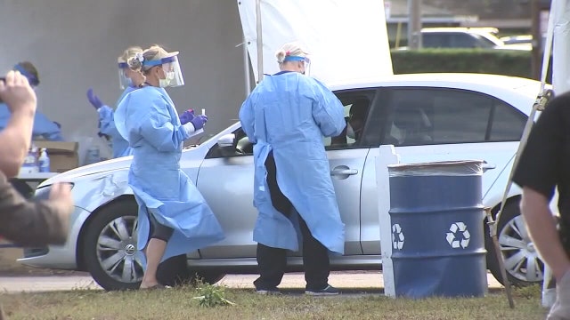 Some state-run testing sites will remain open as Isaias' track shifts east