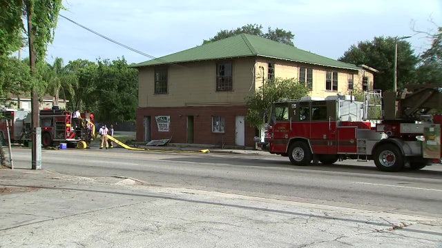 1 injured in East Tampa fire