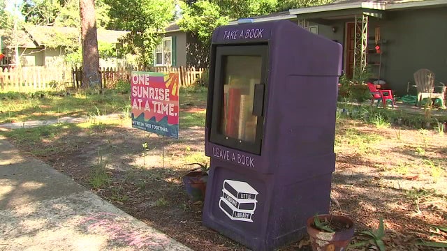 St. Petersburg couple sets up little libraries to promote literacy during pandemic