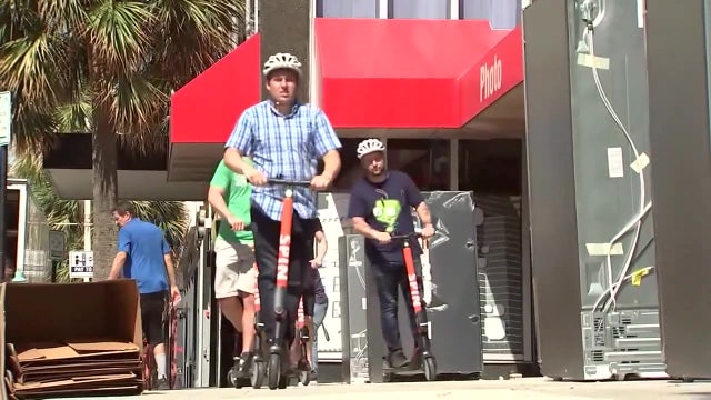 Scooters return to downtown Tampa after two-month absence during coronavirus pandemic