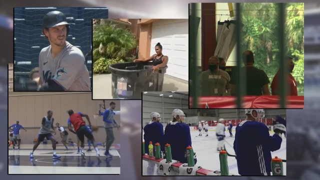 Players give glimpse into life inside Florida's sports bubbles