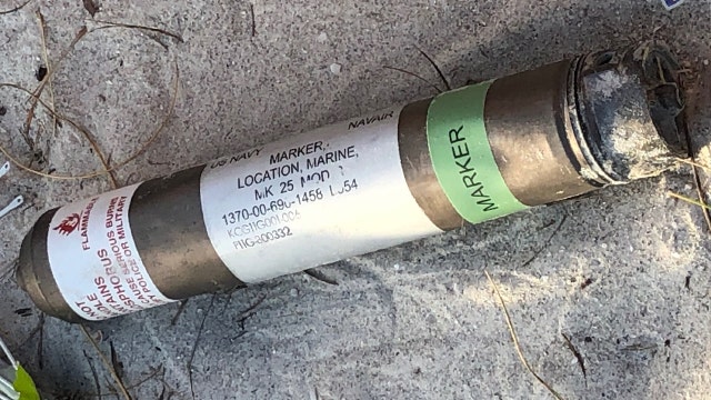 North Lido Beach reopens after military marking round was found