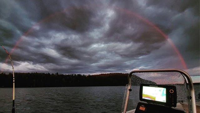 A stunning phenomenon: Rare, red rainbow spotted in Finland